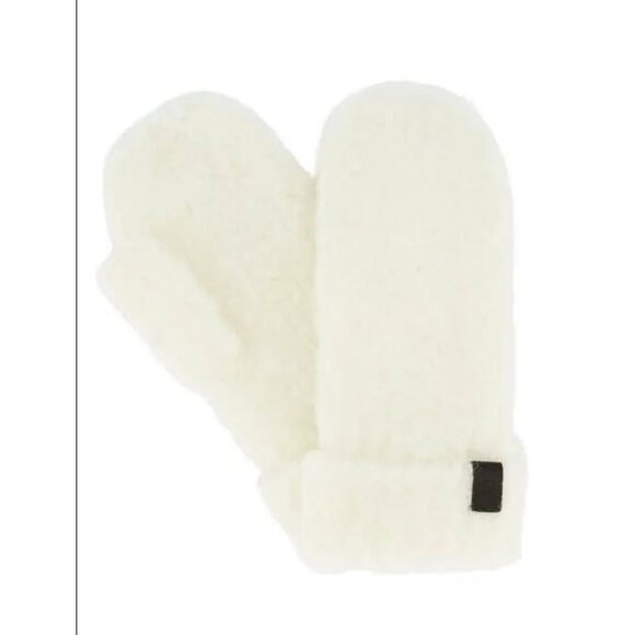 ALLSAINTS Teddy Beanie Hat and Teddy Mittens Set